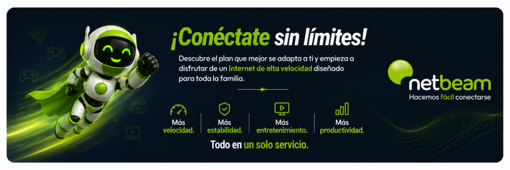 Conéctate sin límites - Netbeam